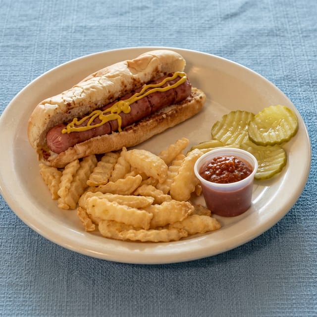 Hot Dog Sandwich.
